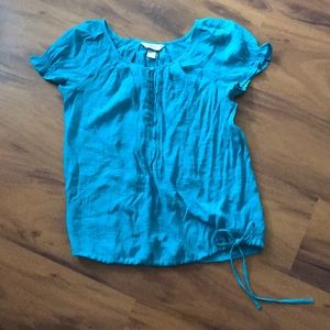 Turquoise blouse